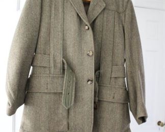 Clothing - mostly men's - lots of tweed