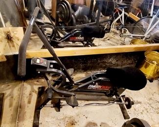 1 of 2 Exercise machine