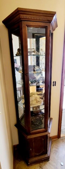 Lighted display cabinet