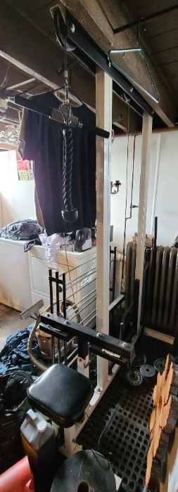 Cable weight exercise piece