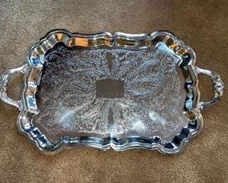 Vintage FB Rogers Silver Plate Tra!