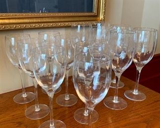 Lenox Crystal “Fantasy” 12 Water & 13 Wine!