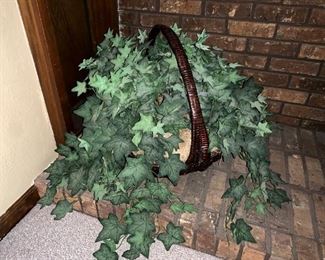 Silk Ivy in Basket!