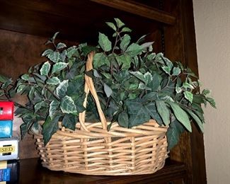 Silk Plant in Basket!