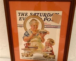 Authentic Saturday Evening Post Cover Nov 23, 1935 Leyendecker!