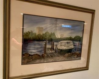 Port Clinton Painting Signed by Mary Kay!