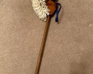 Vtg Wooden Stick Horse!