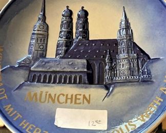 1972 Olympics commemorative plate from Munich ("Munchen")