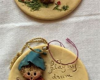 La Berge resin Christmas ornaments