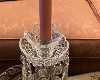 One of two candle holders