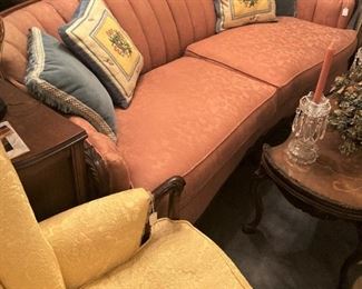 Antique sofa and chair