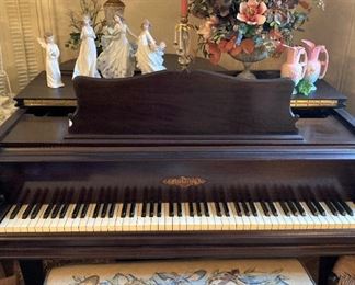 Sophisticated Chickering baby grand  piano