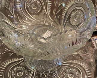 Fabulous punch bowl and underplate