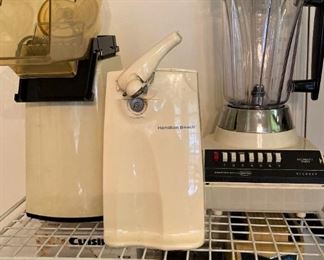 Some of the many small appliances