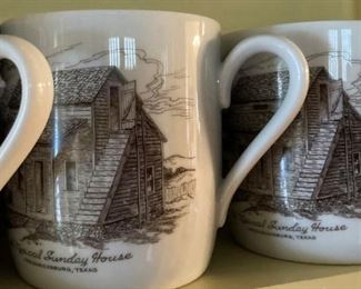 Mugs from the "Sunday House" - Fredericksburg, Texas