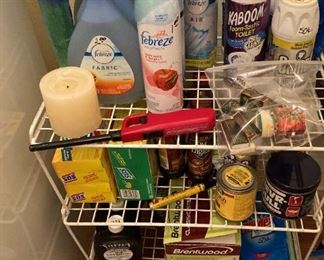 More cleaning products