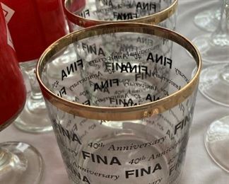 Fina's 40th Anniversary glasses