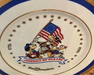 Disney "America on Parade" plate
