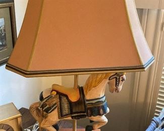 Carousel horse lamp