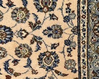 Coordinating rug - blues and browns -  4 feet x 6 feet