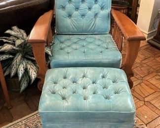 Morris chair and ottoman