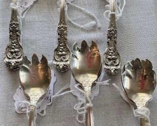 Francis I sterling silver  ice cream forks