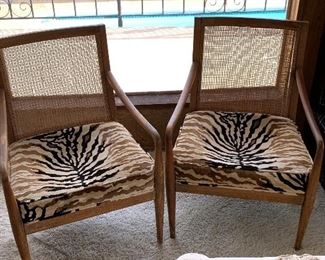 Vintage cane chairs