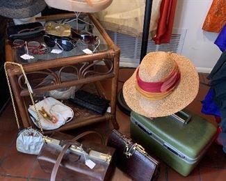Vintage hats, gloves, bags, sunglasses, ties, scarves and more
