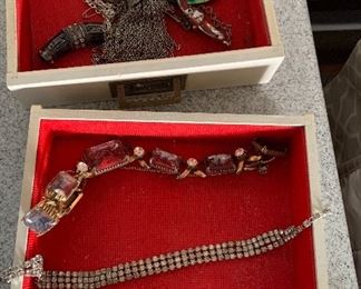 These are just a few examples of the vintage jewelry that will be on display