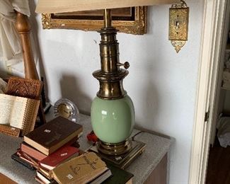 French lamps and vintage bibles