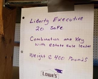 Centurion Liberty Executive safe w/ combo and key