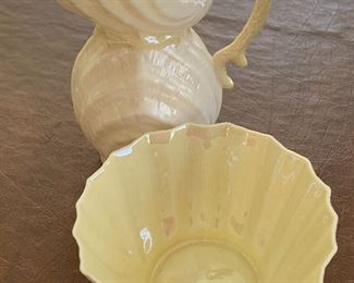 Belleek Cream and Sugar Set 