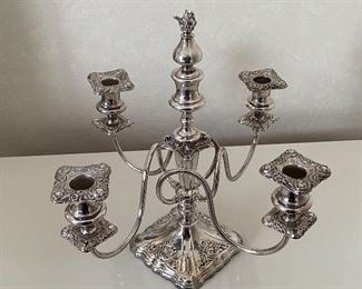 Gorgeous Vintage Silver Five Arm Reed & Barton Candelabra