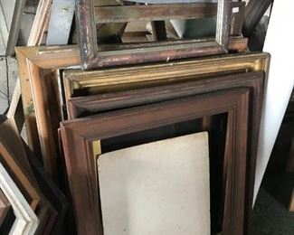 LOTS of great picture frames - vintage and newer.