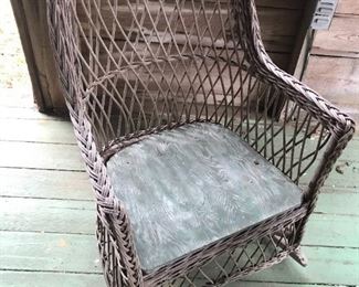 Vintage Wicker Chair $ 34.00