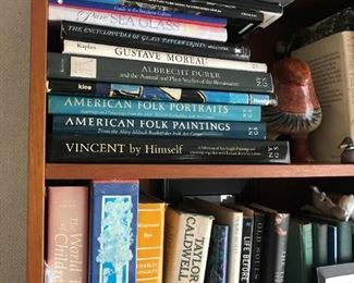 A GREAT selection of art, history and unique subject books.