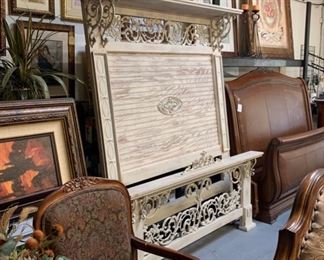 Farmhouse Rustic Style Bed Frame- Queen Size 