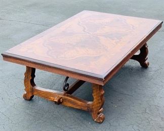 Large Wooden Coffee Table