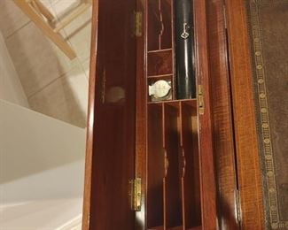 Maple and Co  Antique drop front secretary desk 