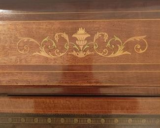 Maple and Co  Antique drop front secretary desk 