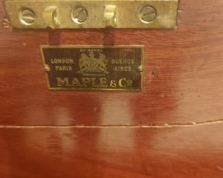 Maple and Co  Antique drop front secretary desk 
