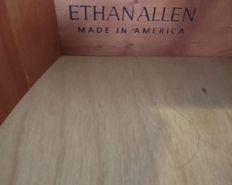 Ethan Allen half-moon table