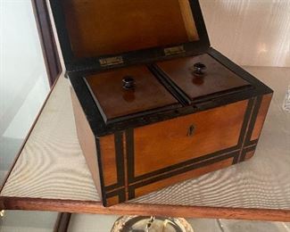 Antique Tea Caddy Box