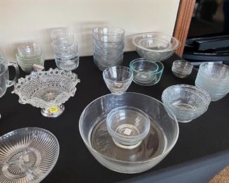 Lots of serving pieces to browse