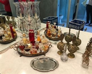 Vintage perfumes and bottles