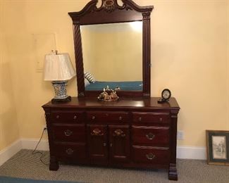 Dresser and mirror-Global Furniture Co.