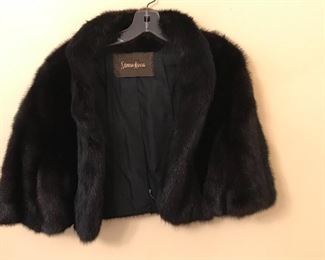 Mink cape