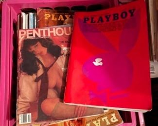 Vintage Playboy and Penthouse collection 