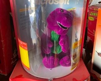Vintage Barney with display case