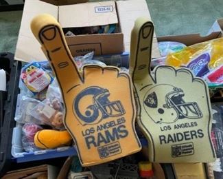 Sports memorabilia Los Angeles Rams